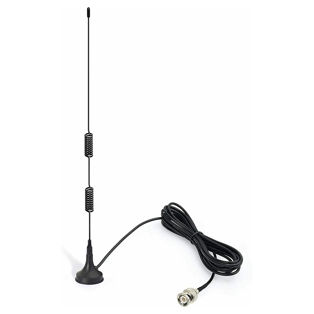

Любительская радиоантенна 7dBi VHF UHF Ham, мобильный радиоприемник, антенна сканера BNC для установки на транспортном средстве, автомобильная ант...