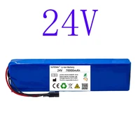 24v 70ah large capacity battery pack 7s4p 29 4v bms original electric bicycle wheelchair scooter lithium battery pack charger