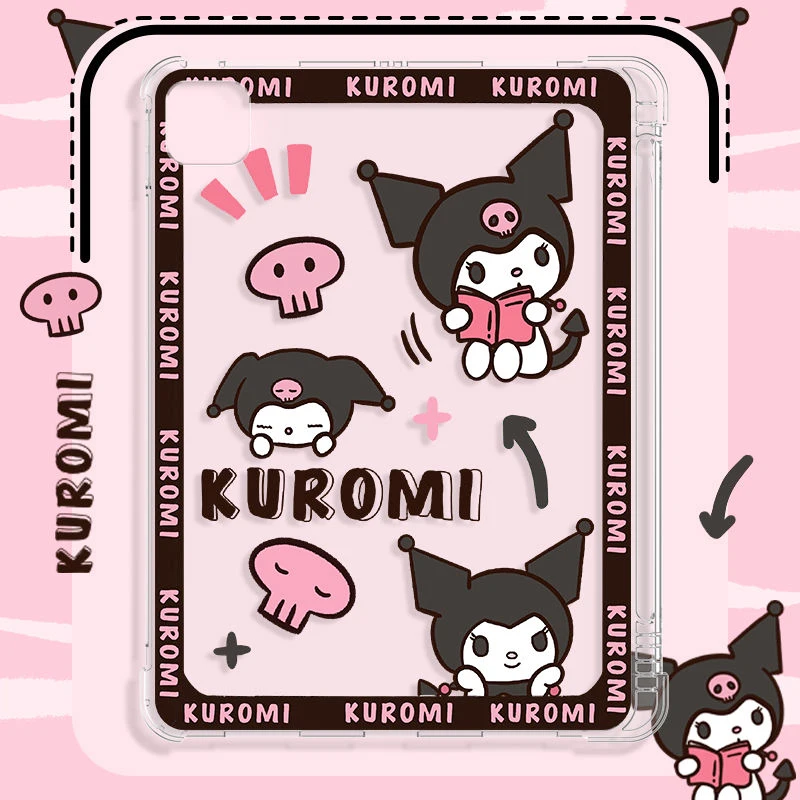 

for Ipad 10.9 10Th 10.2 9Th 8Th 7Th Generation Case Anime Kuromi Tablet Cover for Ipad Air 2 3 4 5 Pro 11 10.9 2022 2021 9.7Case