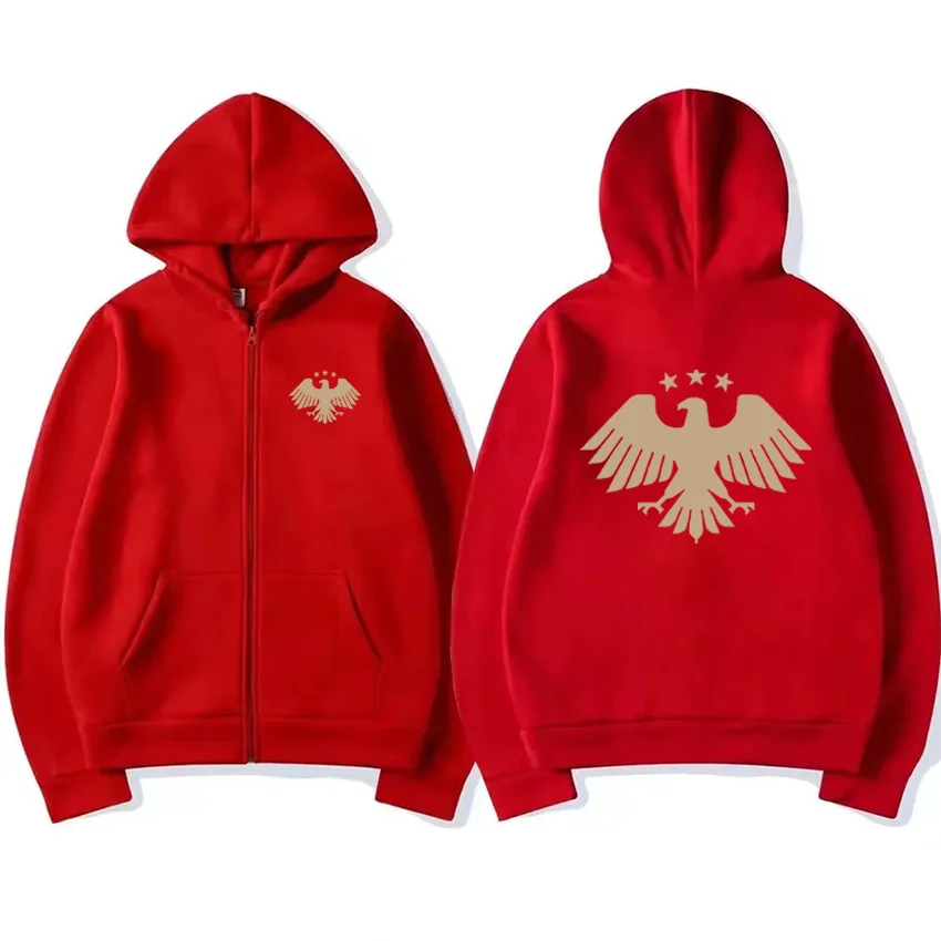 Толстовка с принтом Syrian Eagle для мужчин и женщин, модное пальто, осенне-зимняя куртка на молнии с длинными рукавами, флисовая винтажная уличная одежда (art.: 3920d3eb4f91e) - 3920d3eb4f91e