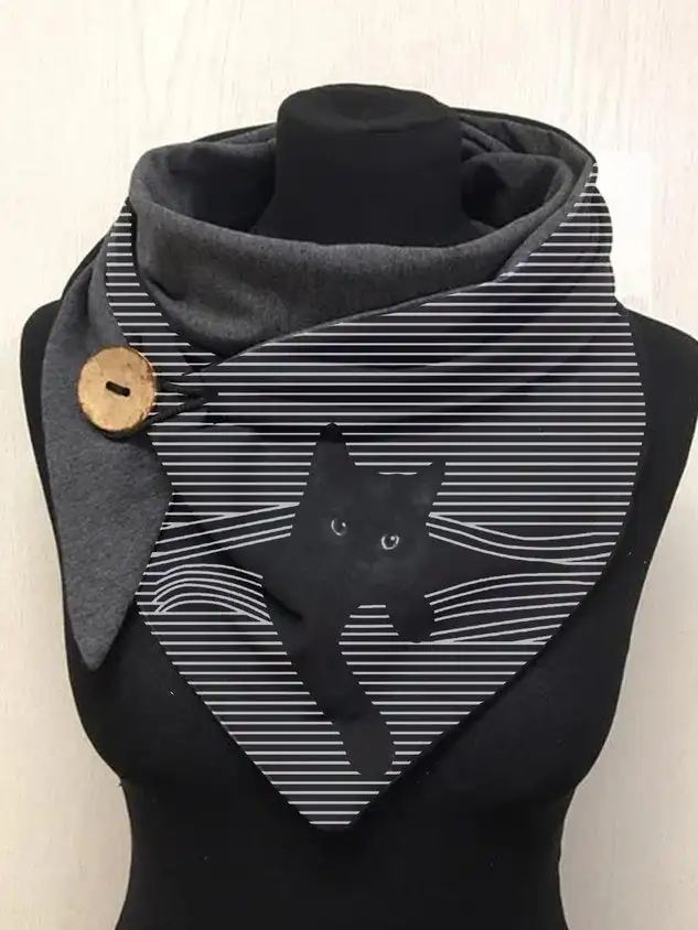 

Casual Cat Warm Scarf