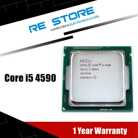 Процессор Intel Core i5 4590 четырехъядерный, 3,3 ГГц, L3 6M 84 Вт, разъем LGA 1150
