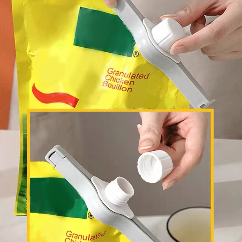 Уплотнительный Зажим Для Хранения Продуктов Питания С Солью И Молоком Специй