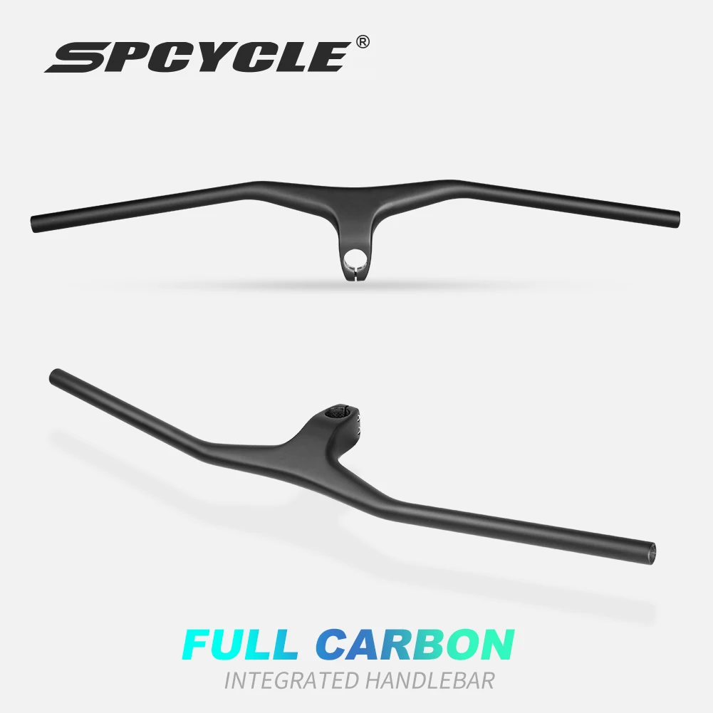 Spcycle T1000 Carbon Integrated MTB Handlebar 800mm -17 Degr