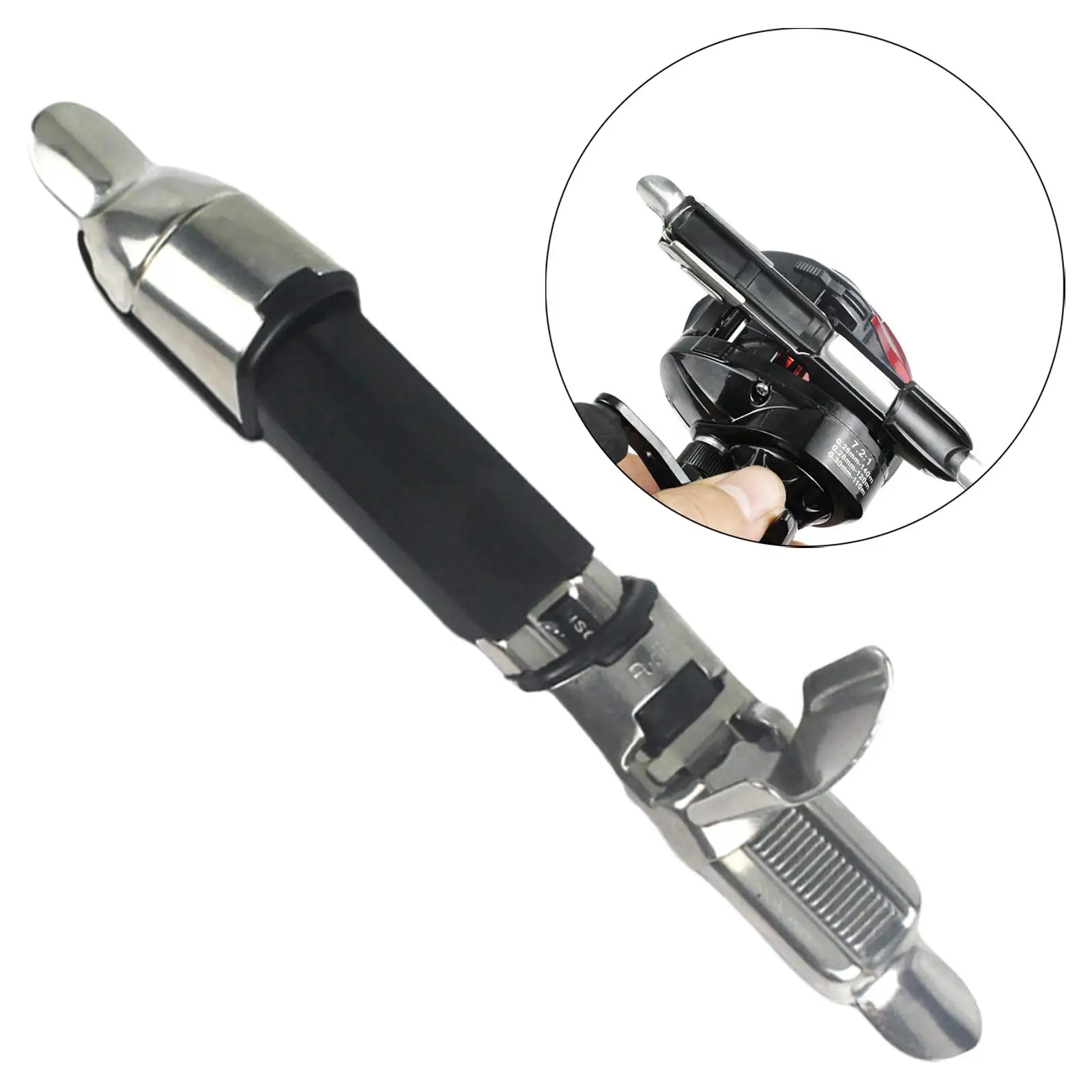 Snap Lock Fishing Reel Seat Clamp Tool Stands Heavy Duty Hol
