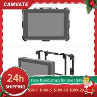 camvate directors monitor cage bracket with 14 20 mounting point shoe mount exclusively for feelworld lut7lut7s 7 monitor