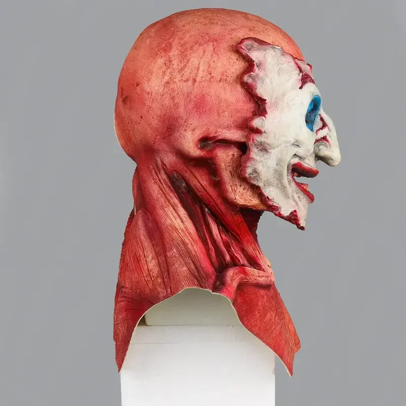 Двойная латексная маска Bulex that Is Me страшная для Хэллоуина с отрывом скелет Джокер