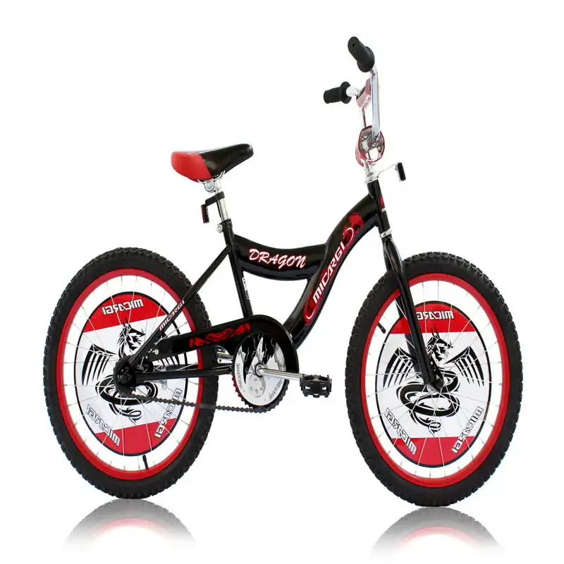 

BMX S-Type Frame Boy's Bicycle Coaster Brake Crank Chrome Rims Tire 's Bike -