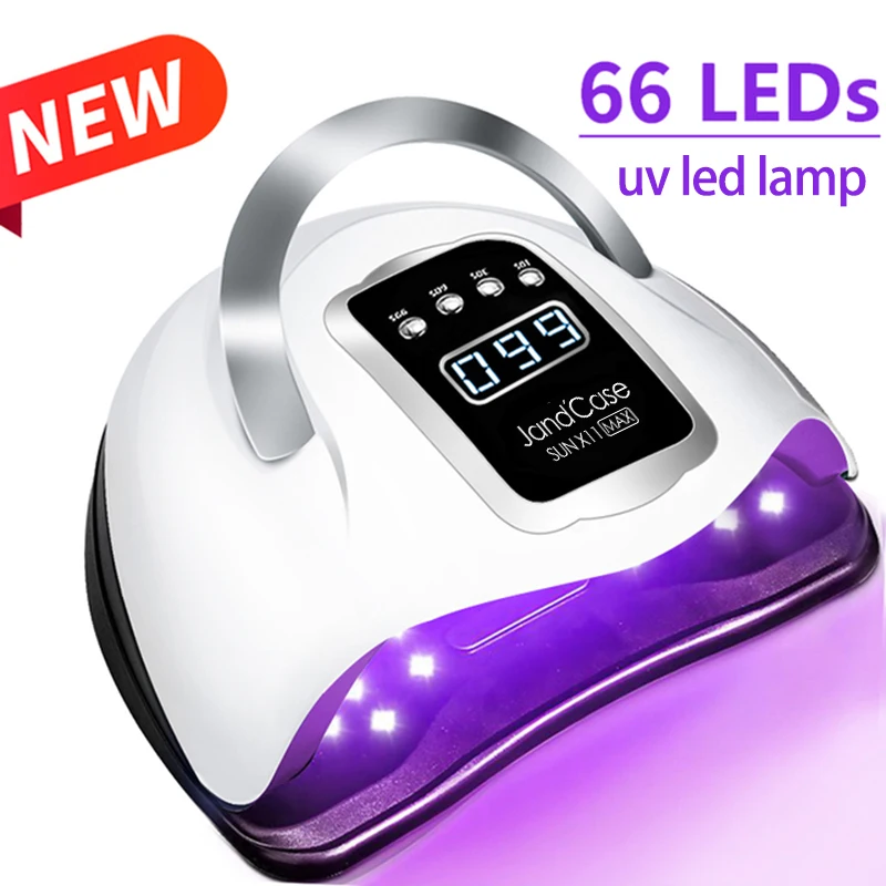 Лампа SUN X11 MAX УФ/LED для сушки ногтей профессиональная лампа маникюра с датчиком