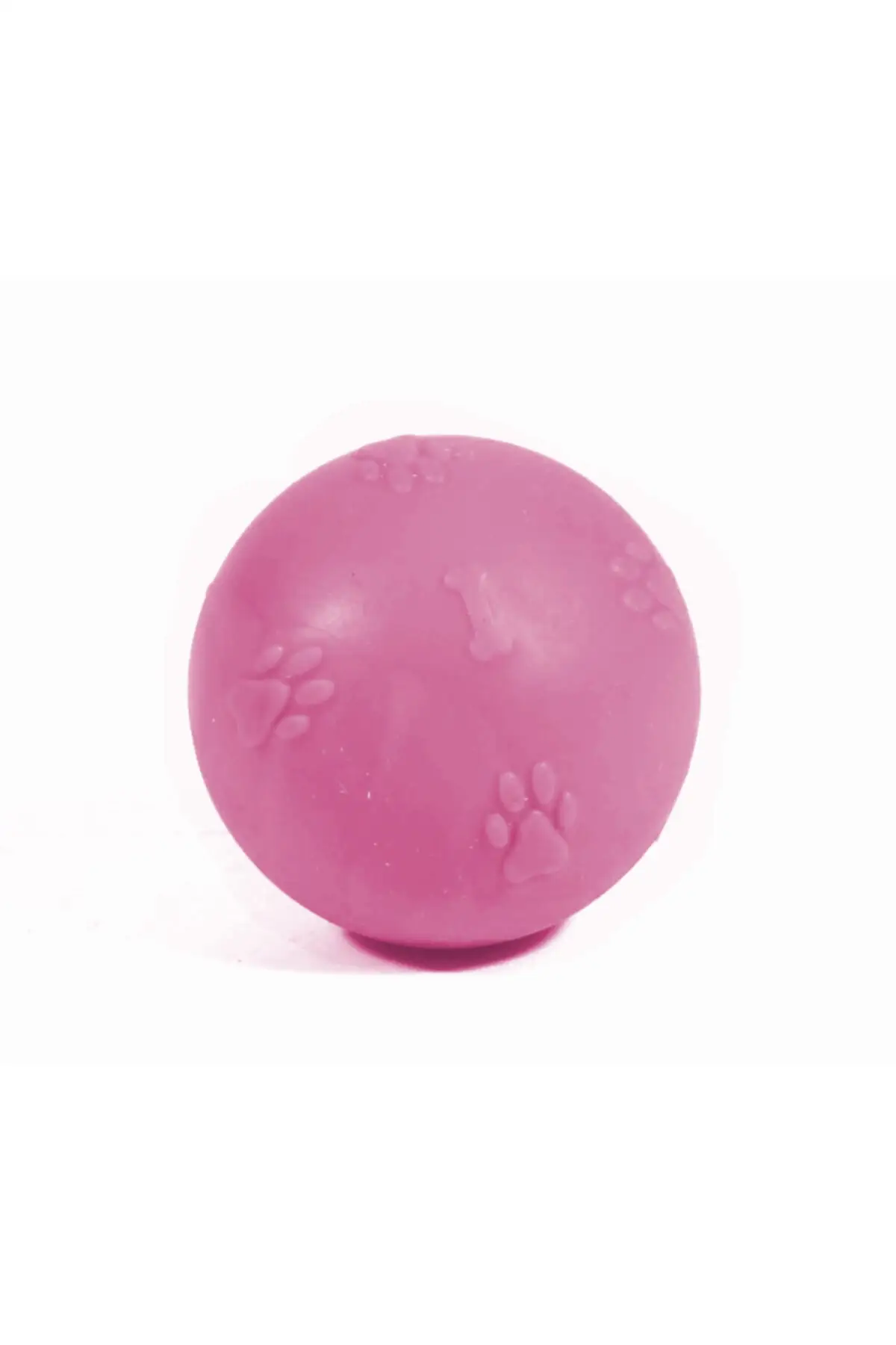 

Dogs Pets Toys Thermoplastic Pati Patterned Hard Dog Play Ball 5cm Pink