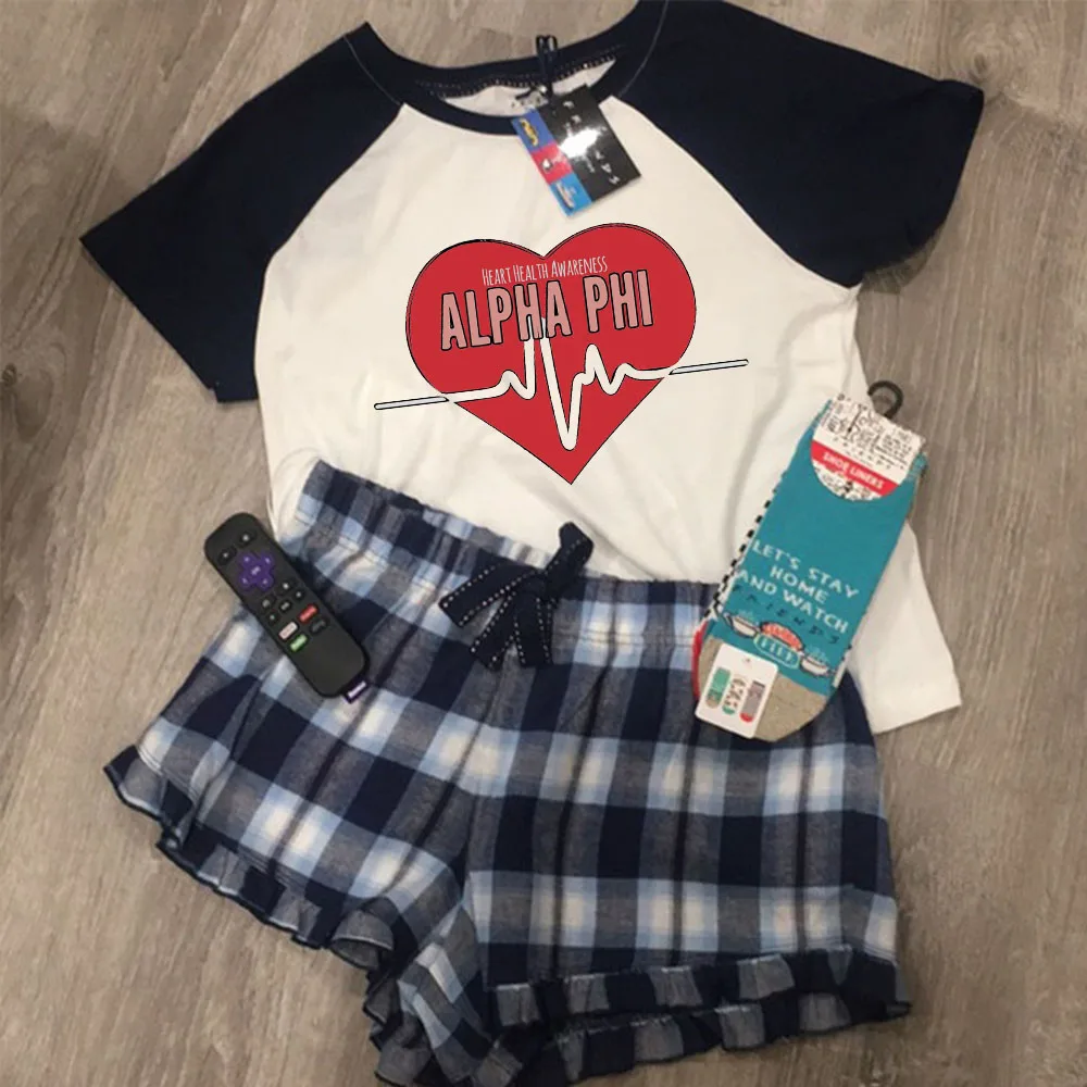 

Alpha Phi Fashion printed casual home service suit