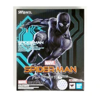 15cm bandai original shf spider man far from home stealth suit action pvc collection model toy anime figure toys for kids