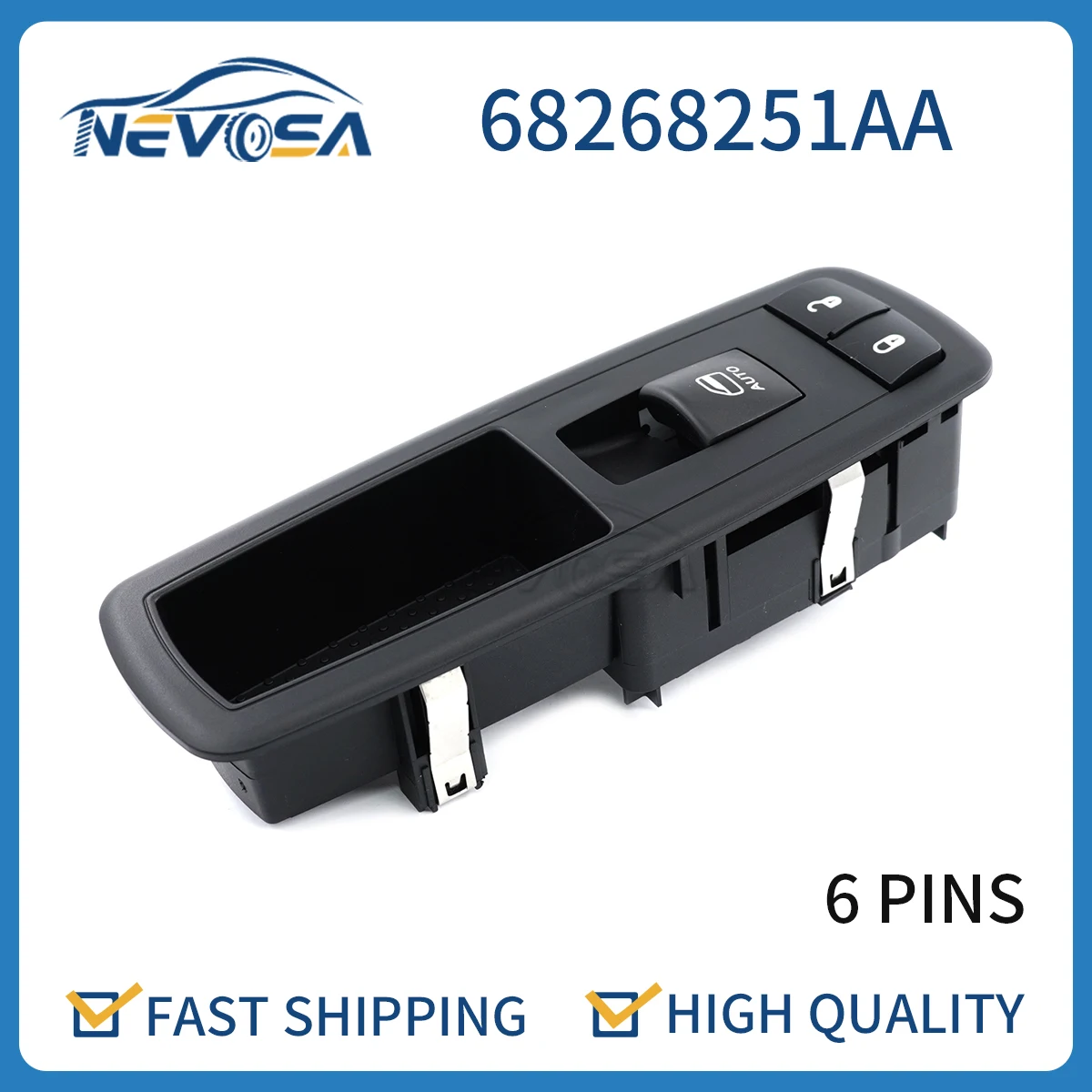 

Nevosa 68268251AA 68268251AC 68228155AA Power Window Switch For Dodge Grand Caravan Journey Chrysler Town&Country Jeep Liberty
