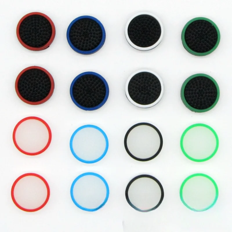 

Hot 4Pcs Thumb Stick Grip Caps Non-slip Silicone Analog Joystick Thumbstick for PS3 PS4 PS5 Xbox 360 Xbox One Game Controller