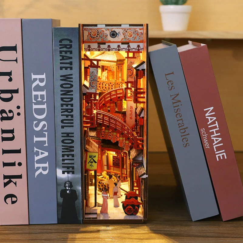 Деревянная подставка для книжной полки сделай сам набор миниатюрных книг в виде