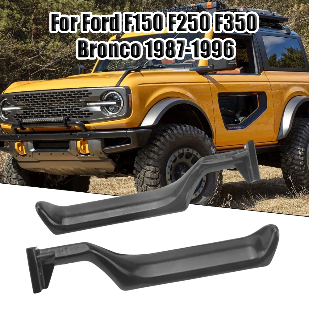 

Pair Set Door Handle Metal Interior LH & RH For Ford F150 F250 F350 Bronco 87-96 Hot Sale Car Accessories