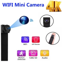 ip cam hd 4k diy portable mini wifi camera p2p wireless micro webcam remote view camcorder 150 degree angle body cam