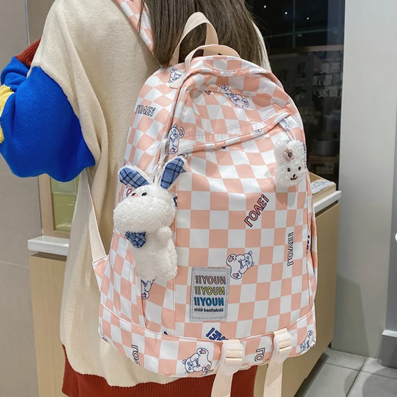 New Fashion Women Backpack Kawaii Girls Schoolbag For Teenager Bookbag Cute Shoulder Bag Female Travel Backpacks For Women