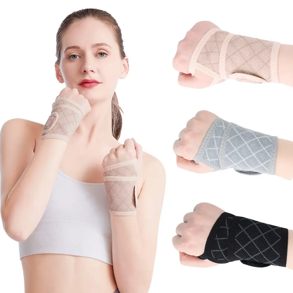 

Compression Tendonitis Carpal Tunnel Arthritis Weightlifting Sports Wrist Strap Support Brace Fitness