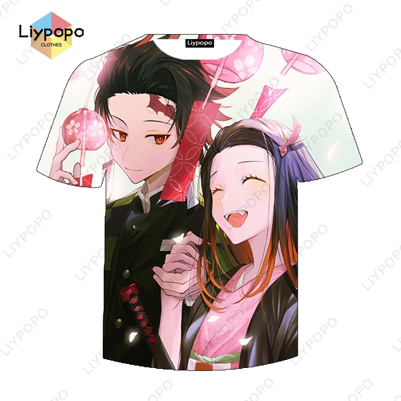 

2022 Cartoon Anime Demon Slayer Kimetsu no Yaiba 3D T Shirt Men Women Children Cool T-shirt Boy Girl Kids KNY Printed Tops Tee