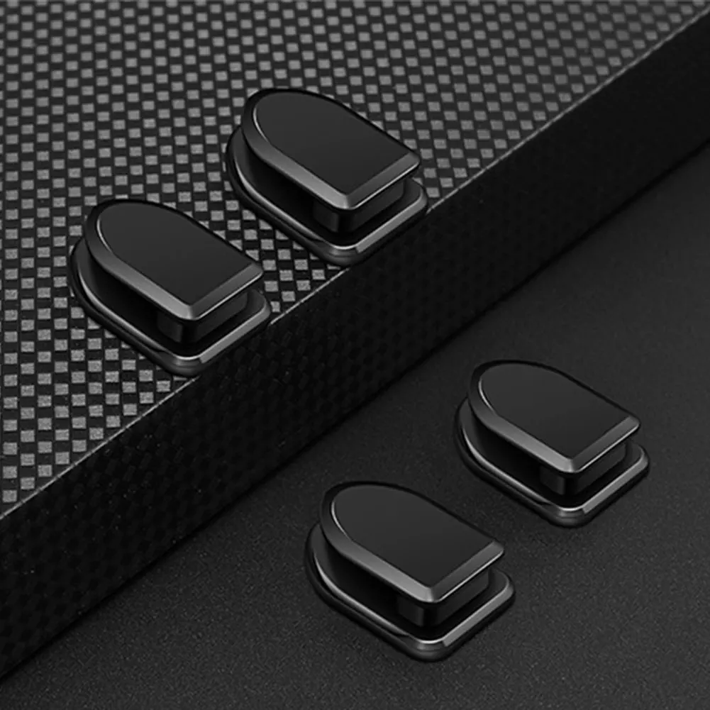 

4pcs Luggage ABS Kitchen Bathroom Storage Hangers Self Adhesive Interior Accessory Seat Back Lightweight Wall Mounts Car Hook