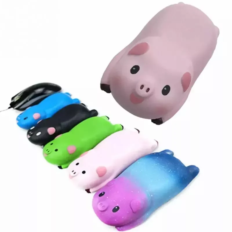 

Mini Cute Pig Small Wrist Rest Mouse Pad Ergonomic Mousepad Memory Foam Design Pig Shape Wrist Mat For Office Computer Laptop