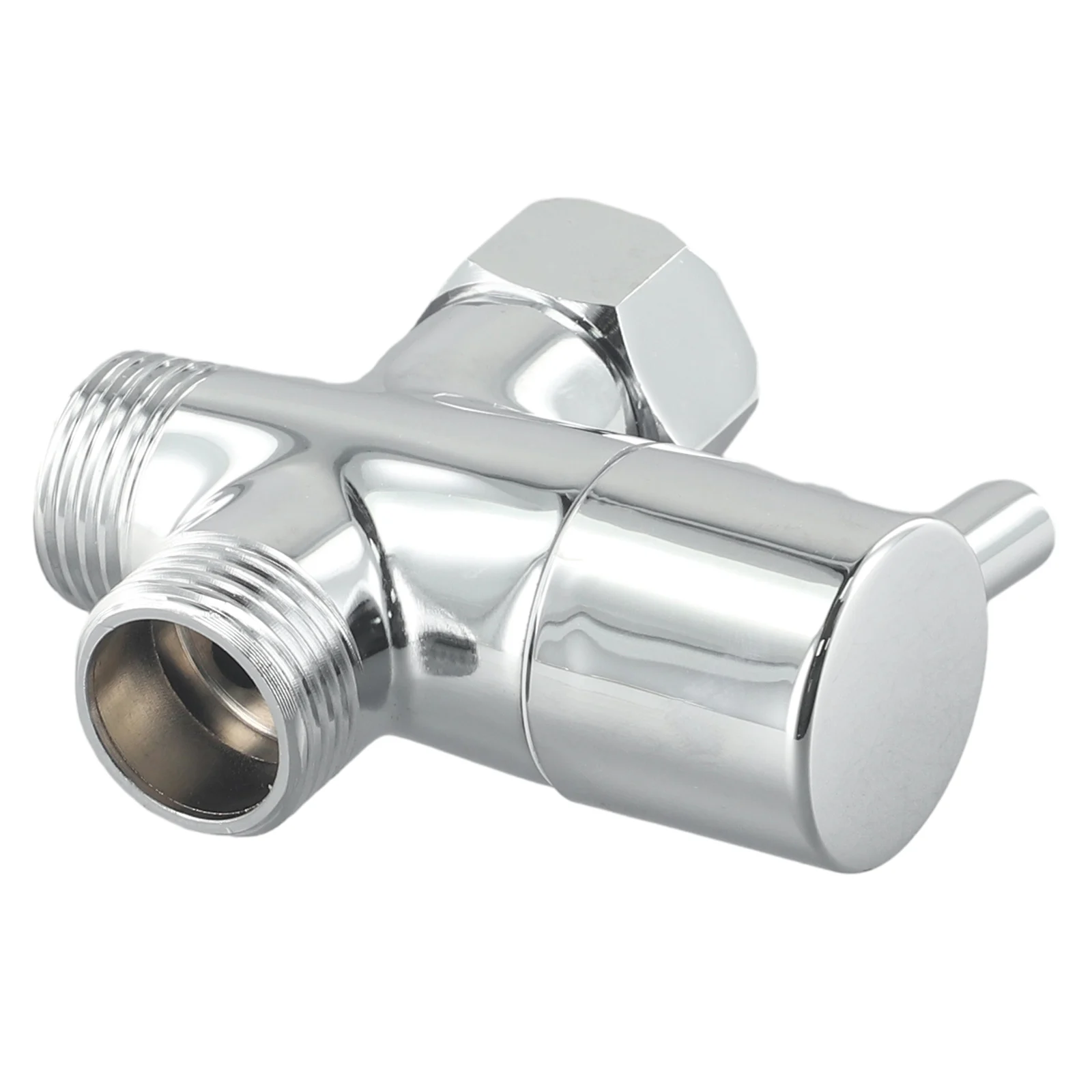 

3-Way Diverter Valve Garden Home 0.6-1.5mpa 1pcs Mixer Tap 4-points Shower Head Angle Valve T-Adapter G1/2in Water Brass