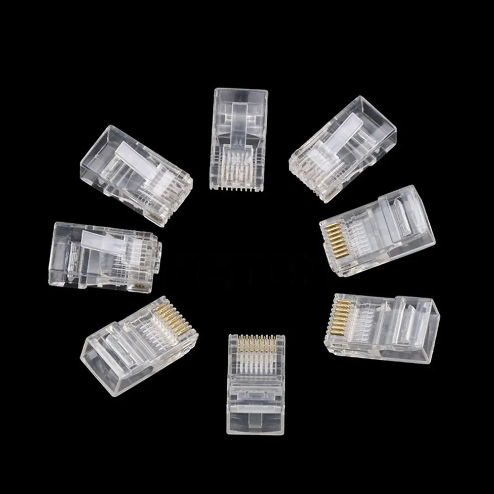 

50 шт., сетевой адаптер для кабеля Cat5 Cat5e Cat6 Rj 45