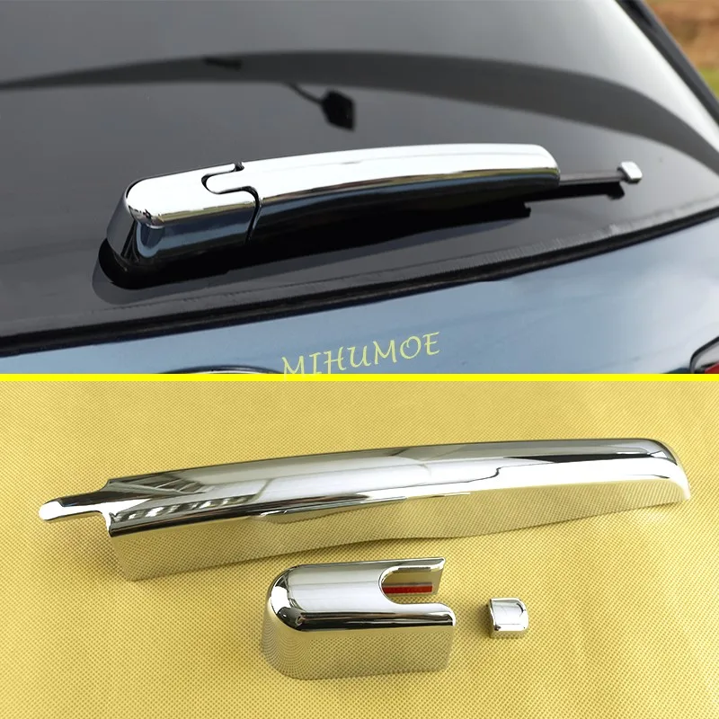 Chrome Rear Windshield Wiper Cover Trims For Ford Escape Kuga 2020 2021 2022