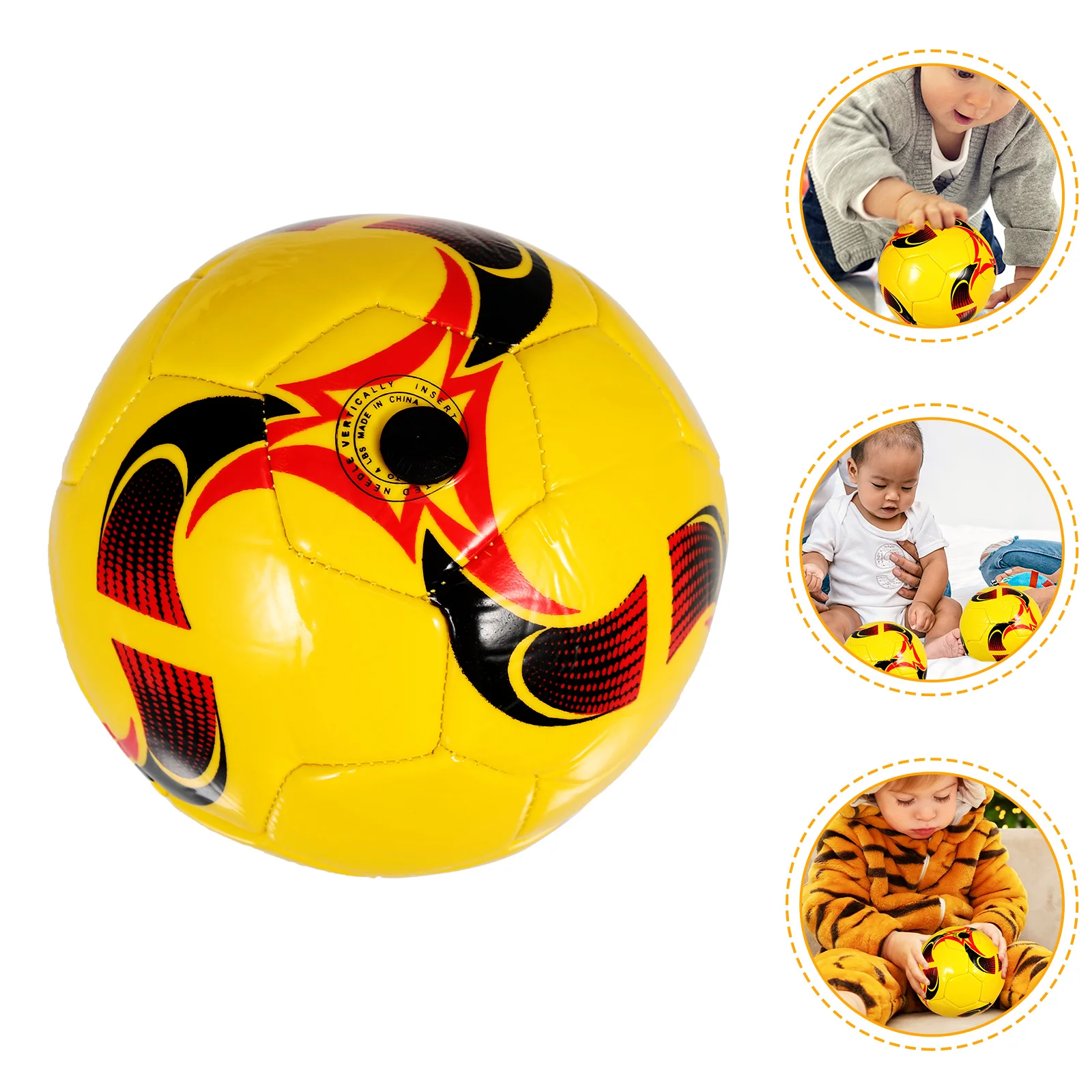 

Football Poppets Kids Rainbow Inflatable Baseball Family Game Soccer Inflatable Ball Pool Soccer Pvc Adorable Kids Soccer Child