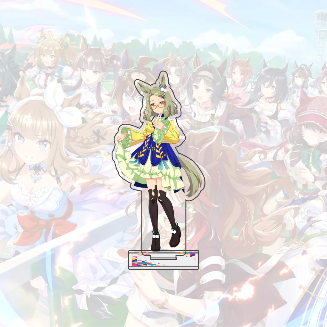 Фото Акриловая фигурка персонажа из игры Umamusume: Pretty Derby, 15 см, новая, полная модель, настольное украшение, подарок для фанатов, брелок, часть 1 №3