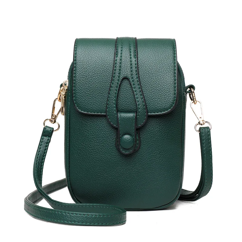 

Vintage Fashion Small Shoulder Bags For Women Retro PU Leather Crossbody Phone Purse Messenger Bag Handbag Pouch