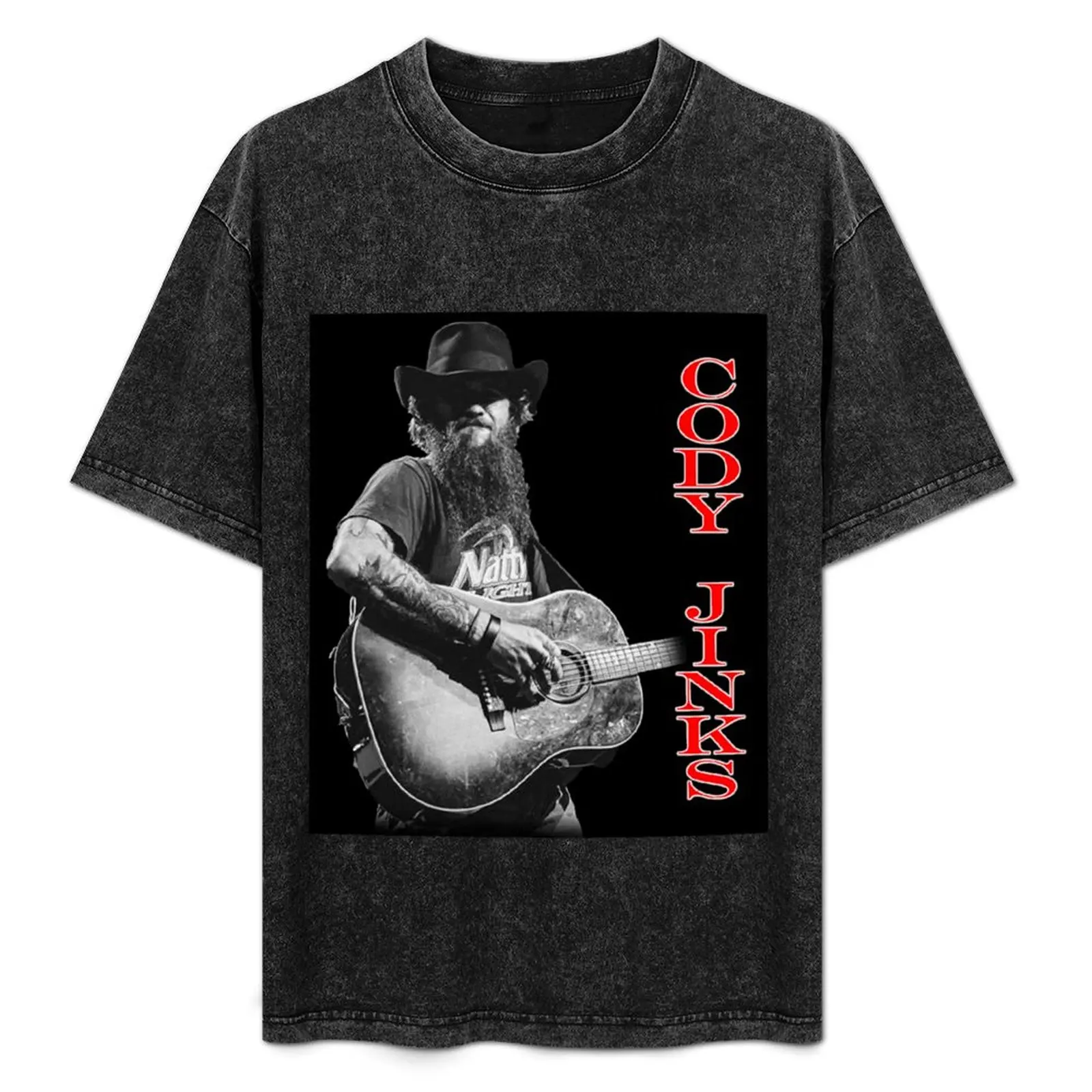 Фото Футболка Cody Jinks Music Tour Band, базовая однотонная футболка на все сезоны №1