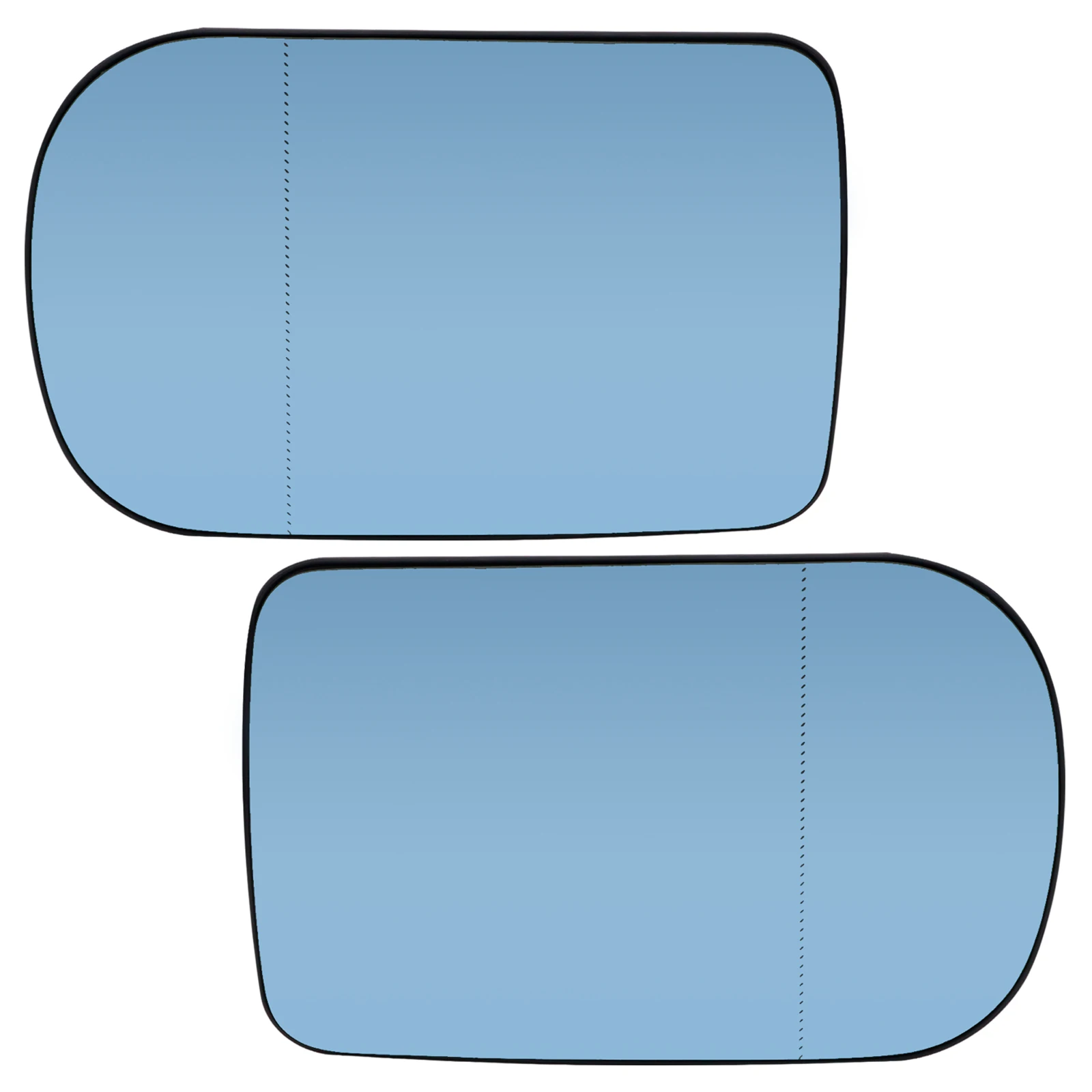 

Для BMW 5 серии E39 2000-2003 Facelift 7 E38 1995-2001 зеркало бокового крыла водителя и пассажира с подогревом синее с пластиной