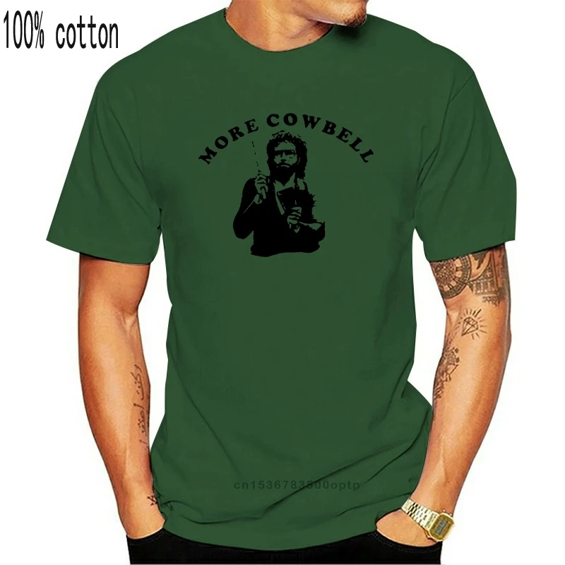 

Белая футболка More Cowbell