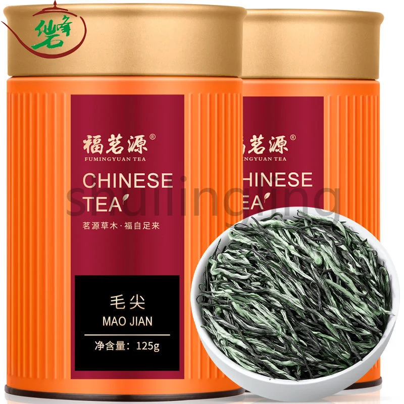 

New Super Quality Mingqian Green Tea Leaf Maojian Natural Organic Gift Box Canned Gift Non Teaset