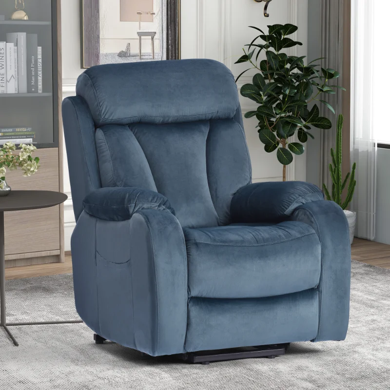 

Lift Chair Recliner for Elderly Power Remote Control Recliner Sofa Relax Soft Chair Anti-skid Australia Cashmere