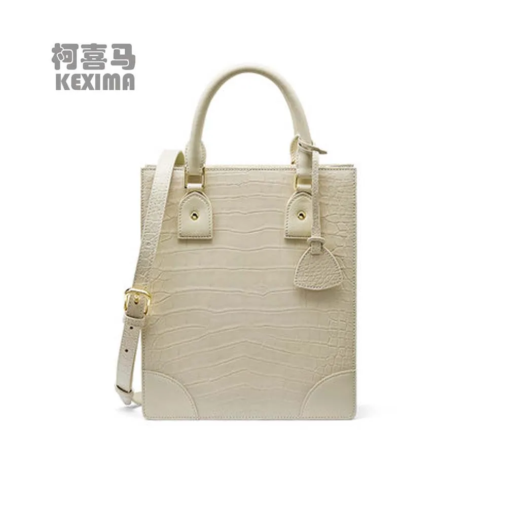 

KEXIMA gete import crocodile Female bag handbag 2022 new crocodile bag large capacity One shoulder Women tote bags