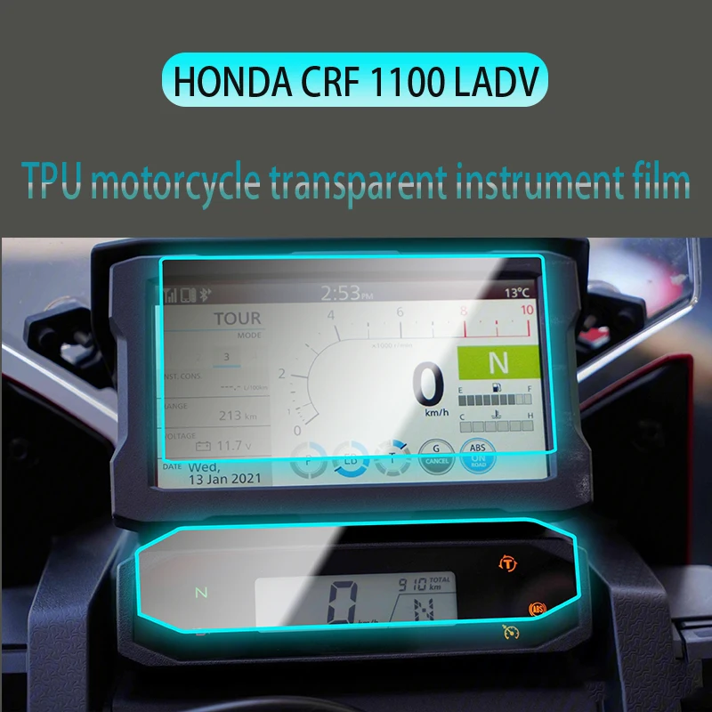 

For HONDA CRF1100L ADV Motorcycle Scratch Cluster Screen Dashboard Protection Instrument Film