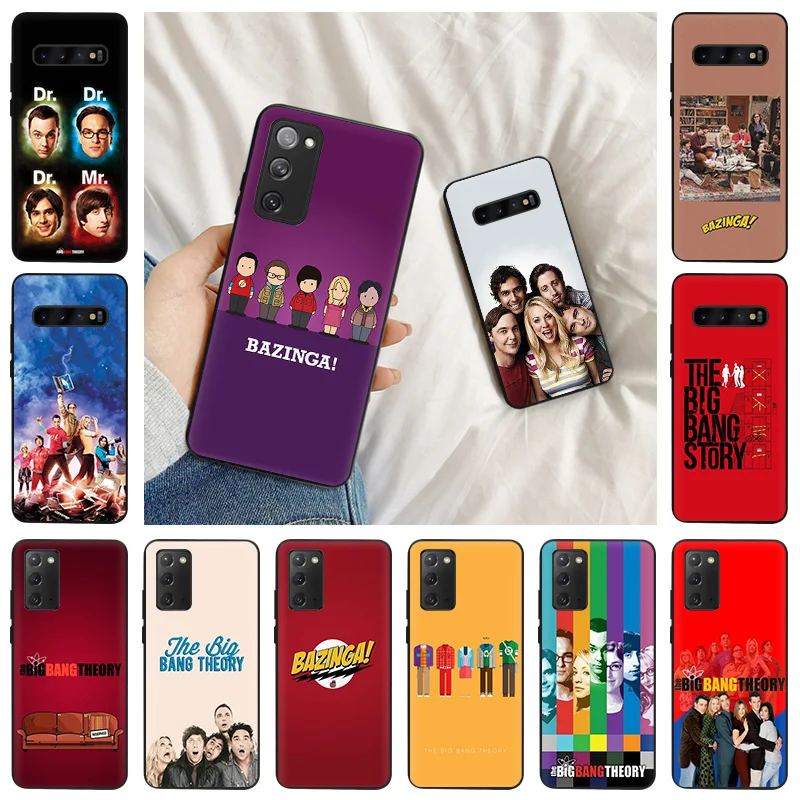 Чехол для телефона The Big Bang Theory Black Soft для Samsung A50 A40 A70 A30 A20E A10e A7 2018 A9 A80 A90 F41 F22 F52 F62 A03S.