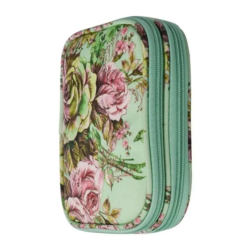 

Yarn Tools Organizer Bag Portable Crochet Hooks Weaving Tools Holder Bags With Zipper Sewing Supplies Yarn Skeins Pouch Gift For