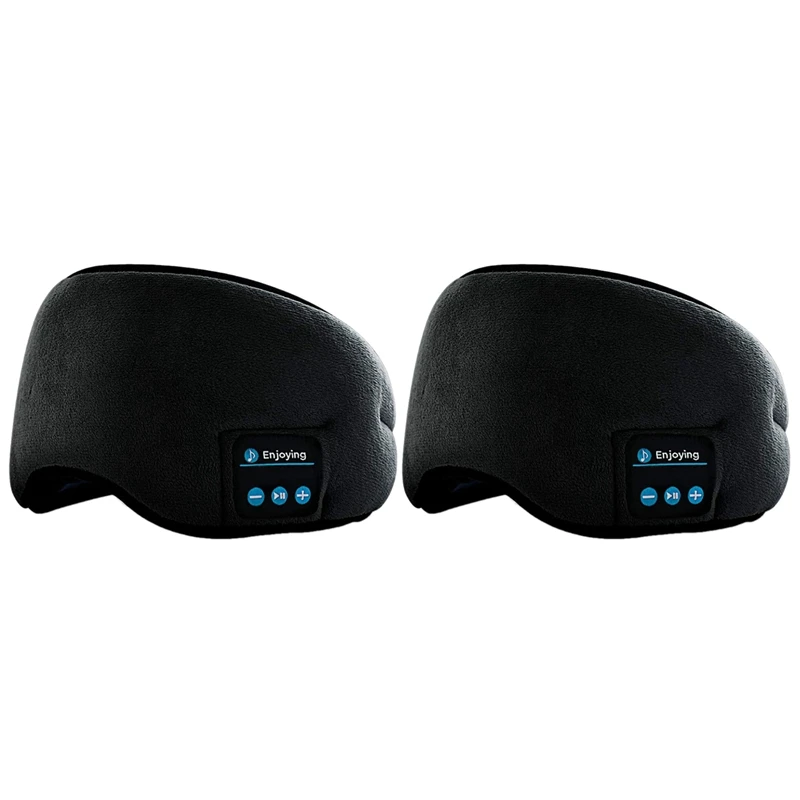 

3X Sleep Headphones Bluetooth Eye Mask, Wireless Bluetooth 5.0 Headphones Music Travel Sleeping Headphones Sleeping Mask