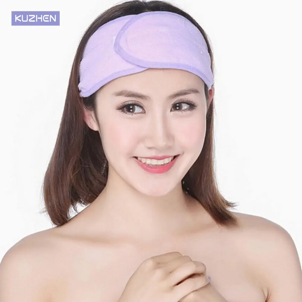 

1Pc Womens Sweat Elastic Soft Headbands Wash Face Makeup SPA Hair Band