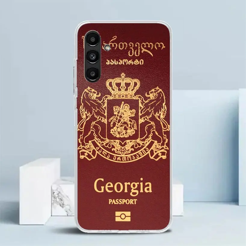 Фото Чехол для телефона с флагом Джорджии для Samsung Galaxy A15 A14 A13 A12 A55 A54 A53 A52 A35 A34 A33 A32 A25 A24 A23 A22 A04S A03S A02S №4