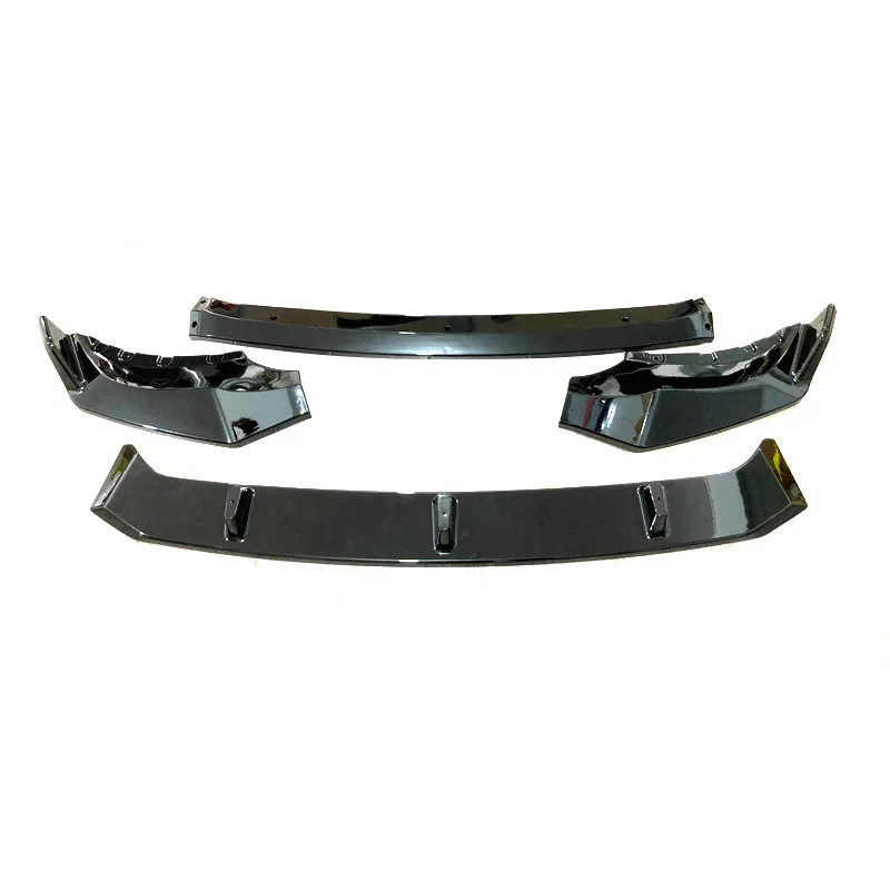 Фото Подходит для BMW X5 G05 CAR Black Jedi 2020-2023 гг., передняя губа, передний совок, черная отделка, 4-ступенчатый дизайн, АВТОЗАПЧАСТИ №2