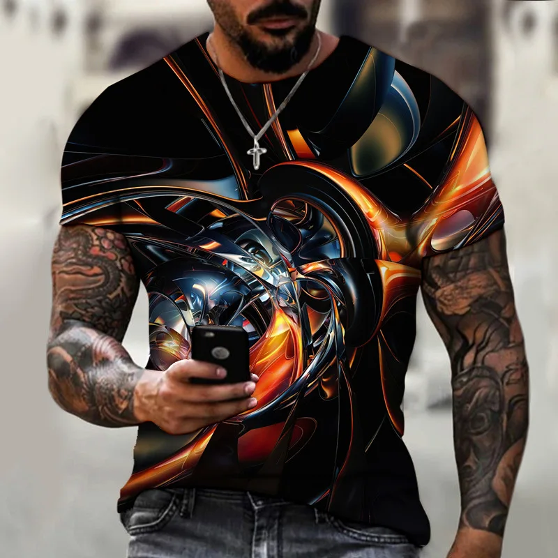 

Футболка мужская с коротким рукавом и принтом, Спортивная тенниска для бега, фитнеса, тренажерного зала, уличная одежда, лето