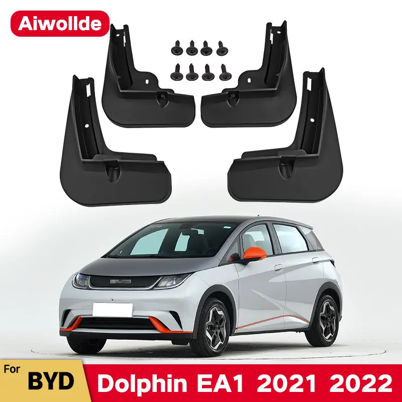 

Mud Flaps For BYD Dolphin EA1 2021 2022 2023 Splash Guards MudFlaps Front Rear Mudguards Fender Car Exterior Accessories