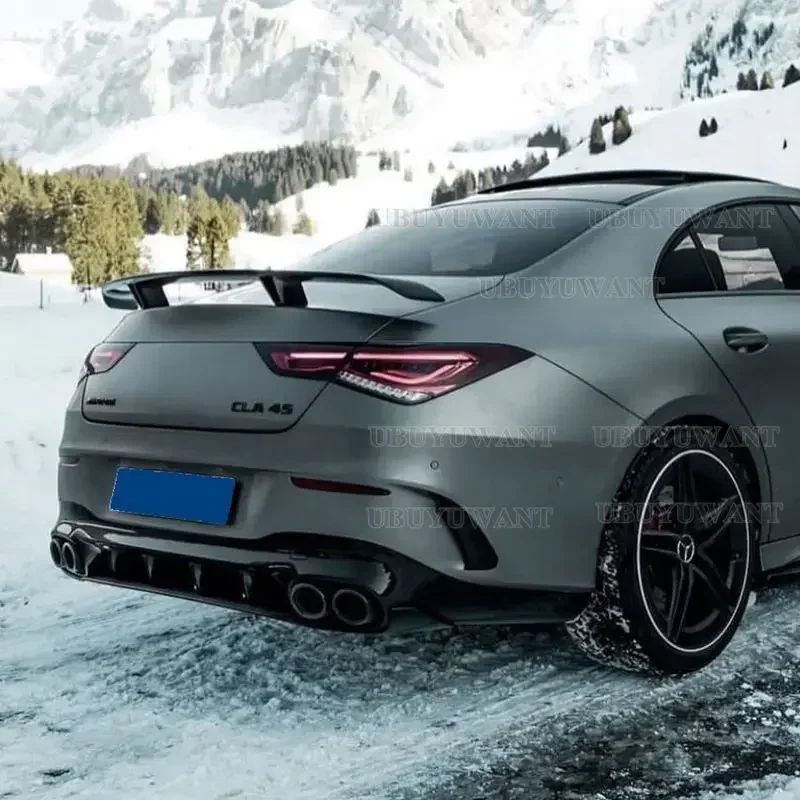 Задний спойлер багажника для Mercedes Benz C118 CLA Class 2019-2021 CLA180 CLA200 CLA250 CLA220 CLA35 45 ABS крыло