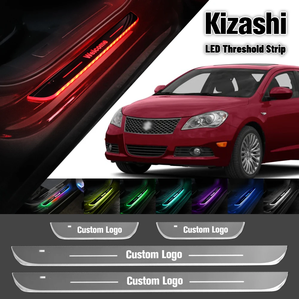 Для Suzuki Kizashi 2010-2016 автомобильная лампа с индивидуальным логотипом модель 2013 2014 2015