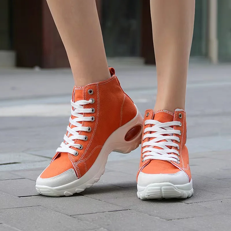 Spring and Summer New Large Sports Women's Shoes Breathable and Comfortable Canvas Fashion Casual Shoes
